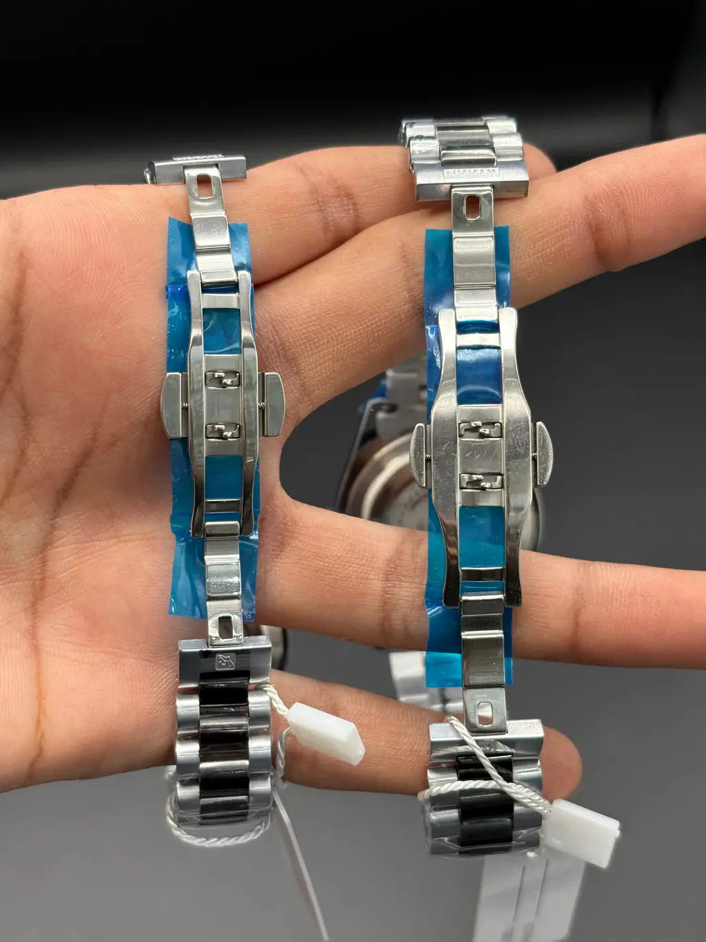 Silver Blue Bezel Set (White Dial) ZS BRAND
