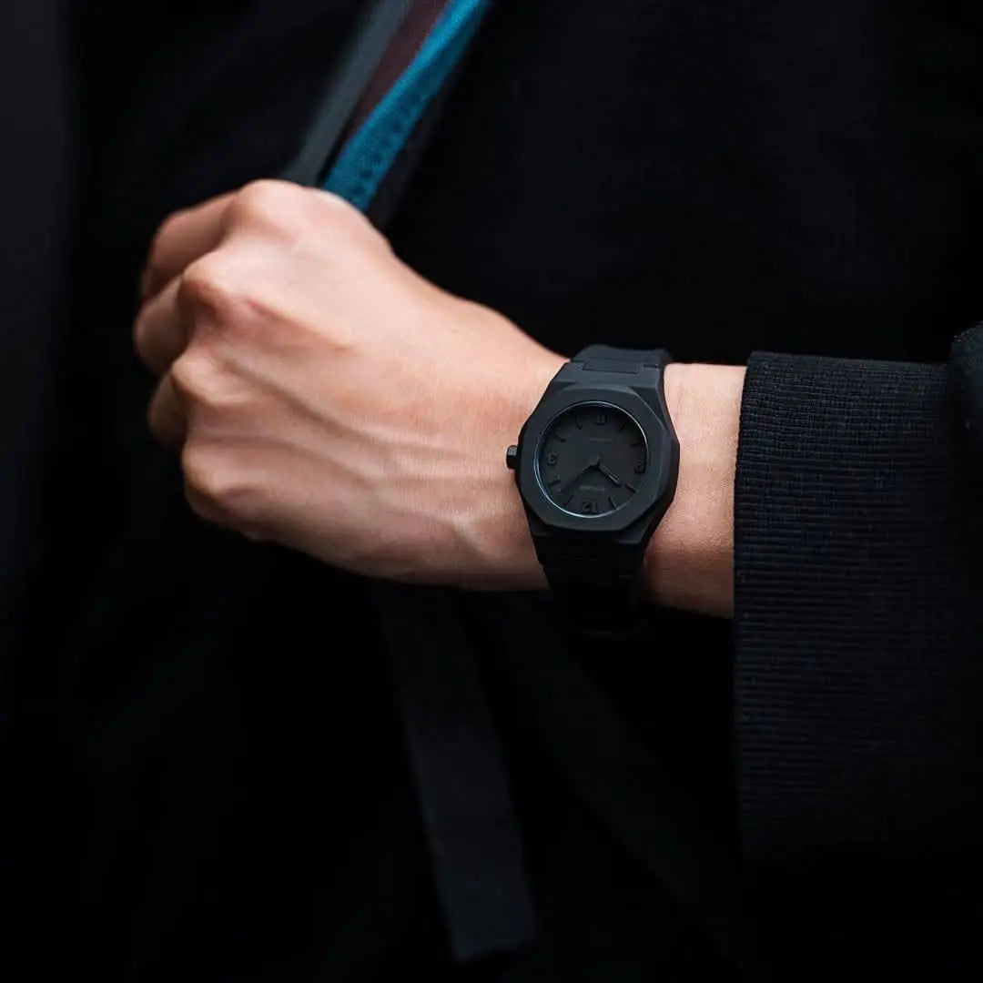 Arabic Aura Full Black Luxury Waterproof Wrist Watch ZS BRAND