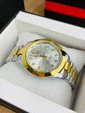 Men - Date Only - Two Tone White Dial ZS BRAND