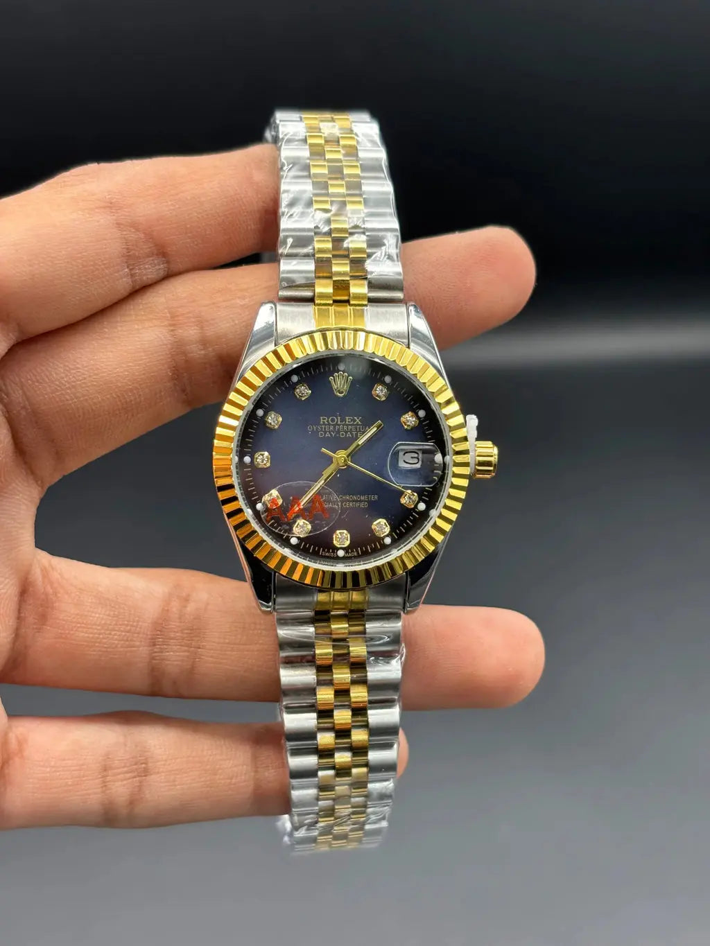 Rolex Datejust 31 – Two-Tone Oystersteel & 18ct Yellow Gold with Royal Blue Diamond Dial ZS BRAND