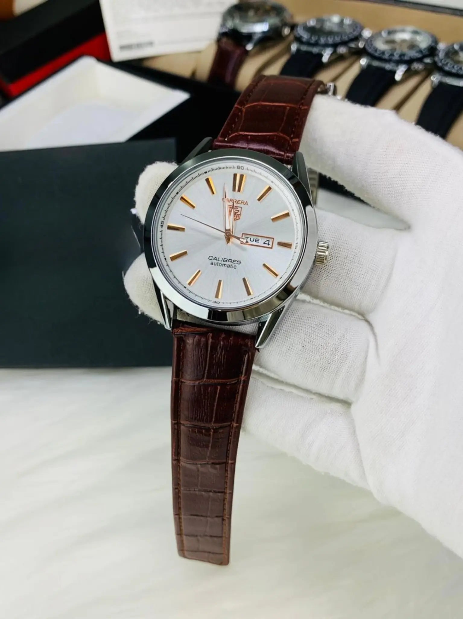 TAG Model - Brown White ZS BRAND