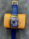 Franck Muller – Blue Dial with Gold Case & Blue Leather Strap ZS BRAND